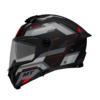 Casco Mt Atom 2 Bast Negro Mate Rojo