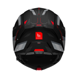 Casco Mt Atom 2 Bast Negro Mate Rojo