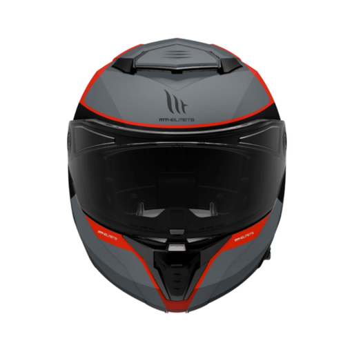 Casco Mt Atom 2Sv Emalla B15 Gris Rojo