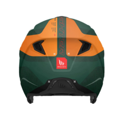 Casco Mt Streetfighter Sv S Totem Verde Naranja Mate