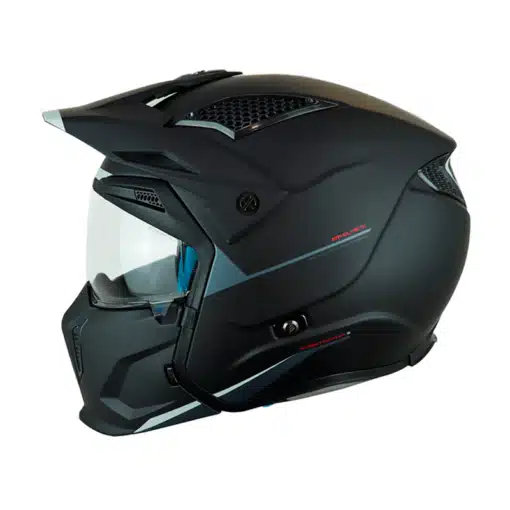 Casco Mt Streetfighter Sv Solid A1 Negro
