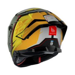 Casco Mt Thunder 4 Pental Amarillo Brillo
