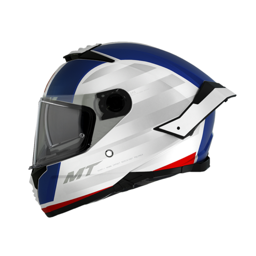 Casco Mt Thunder 4 Treads Blanco Azul