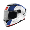 Casco Mt Thunder 4 Treads Blanco Azul