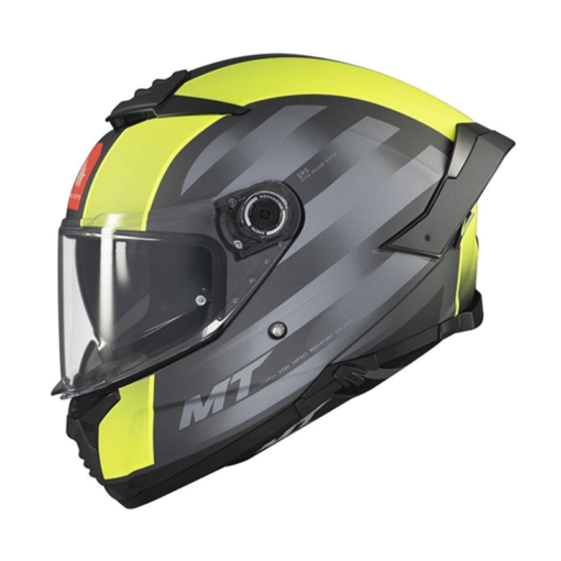 Casco Mt Thunder 4 Treads Gris Amarillo