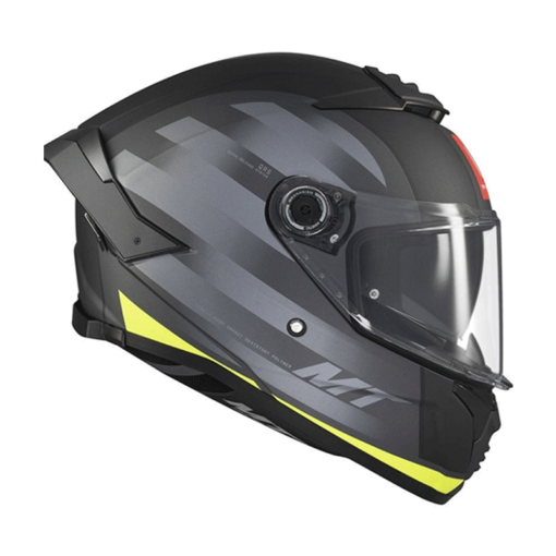 Casco Mt Thunder 4 Treads Gris Amarillo