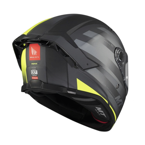 Casco Mt Thunder 4 Treads Gris Amarillo