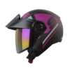 Casco Shaft 212 Drak Camaleon Visor Smoke Claro Iridium Morado