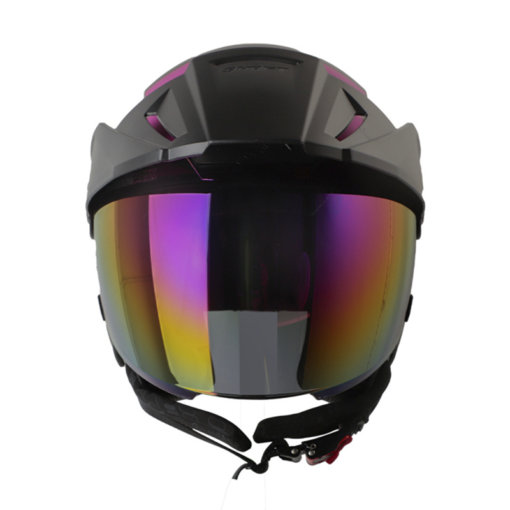 Casco Shaft 212 Drak Camaleon Visor Smoke Claro Iridium Morado