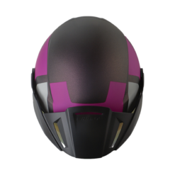Casco Shaft 212 Drak Camaleon Visor Smoke Claro Iridium Morado