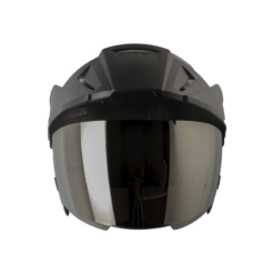 Casco Shaft 212 Drak Gris Amarillo N Visor Smoke Claro Iridium Silver