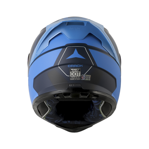 Casco Shaft 502Sp Crack Azul Oscuro