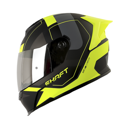 Casco Shaft 502Sp Crack Negro Amarillo
