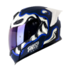 Casco Shaft 502Sp Dyskull Azul Oscuro Blanco