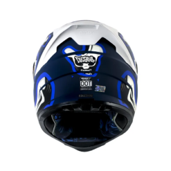 Casco Shaft 502Sp Dyskull Azul Oscuro Blanco
