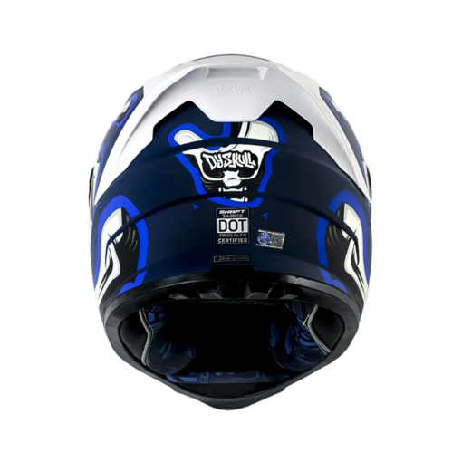 Casco Shaft 502Sp Dyskull Azul Oscuro Blanco
