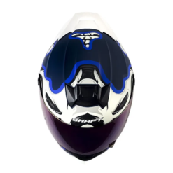 Casco Shaft 502Sp Dyskull Azul Oscuro Blanco