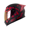 Casco Shaft 502Sp Dyskull Gris Oscuro Rojo