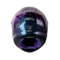 Casco Shaft 526sp Evo Rickvival Camaleon Morado Visor Iridium Morado
