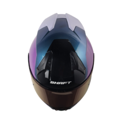 Casco Shaft 560 Evo Blok Camale Morado Claro Visor Smoke Claro Iridium Morado