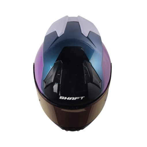 Casco Shaft 560 Evo Blok Camale Morado Claro Visor Smoke Claro Iridium Morado