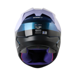 Casco Shaft 560 Evo Blok Camale Morado Claro Visor Smoke Claro Iridium Morado