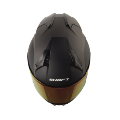 Casco Shaft 560 Evo Blok Gris Oscuro Negro Visor Smoke Claro Iridium Rojo