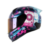 Casco Shaft 560 Evo Craft Camaleon Fucsia Visor Smoke Claro Iridium Morado