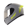 Casco Shaft 582Sp Evo Solid Gris Amarillo Visor Tria Iridium Silver