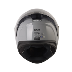Casco Shaft 582Sp Evo Solid Gris Negro Visor Trial Iridium Azul