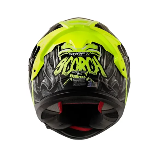 Casco Shaft Pro 610Dv Evo Scorch Gris Azul Visor Iridium Azul
