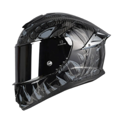 Casco Shaft Pro 620 Crb Lizzard Negro Gris
