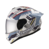 Casco Xtrong Xtr-M70 Hell Blanco Rojo