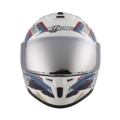 Casco Xtrong Xtr-M70 Hell Blanco Rojo