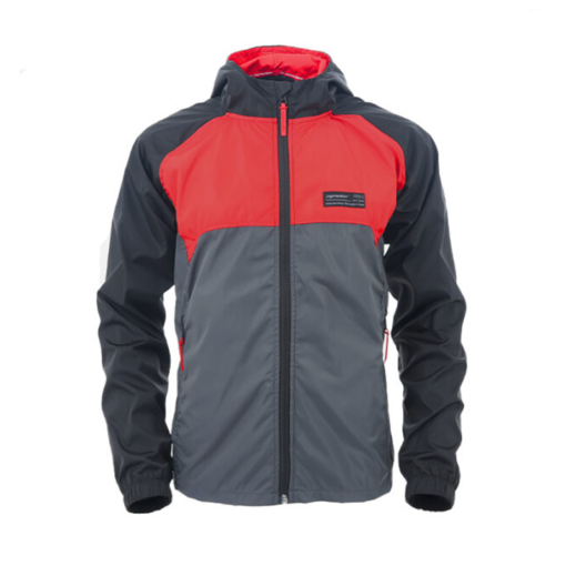 Cortaviento Pigmalion Colors Rojo Negro Gris Mas 1