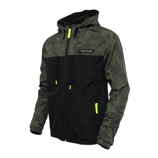 Cortaviento Pigmalion Premium Camuflada Verde Militar 1