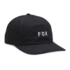 Gorra Fox Wordmark Adjustable Hat Negro Os 1