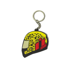 Llavero Casco Icon Rojo Amarillo