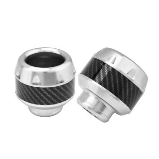 Slider Barras Lujo Carbono Plateado