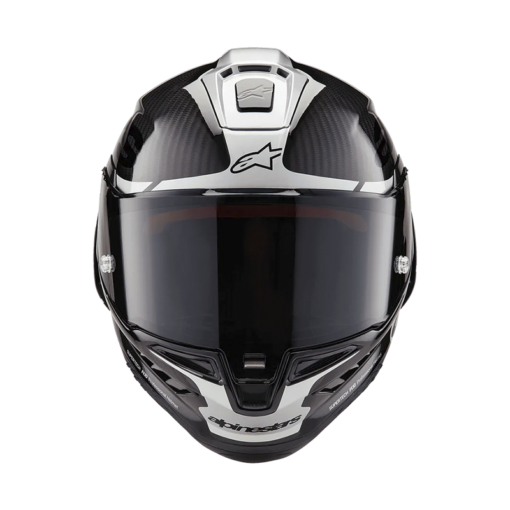 Casco Alpinestar Super Tech R10 Negro Plata