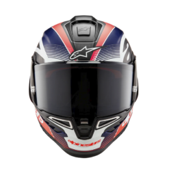 Casco Alpinestar Super Tech R10 Negro Rojo Azul