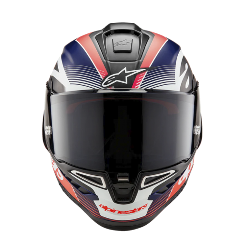 Casco Alpinestar Super Tech R10 Negro Rojo Azul