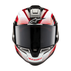 Casco Alpinestar Super Tech R10 Rojo Blanco Negro