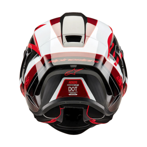 Casco Alpinestar Super Tech R10 Rojo Blanco Negro