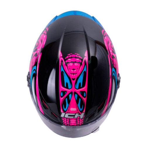 Casco Ich 501Sp Simb Negro Fucsia