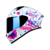 Casco Ich 503 Ed Valentia Blanco Azul