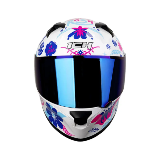 Casco Ich 503 Ed Valentia Blanco Azul