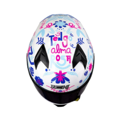 Casco Ich 503 Ed Valentia Blanco Azul