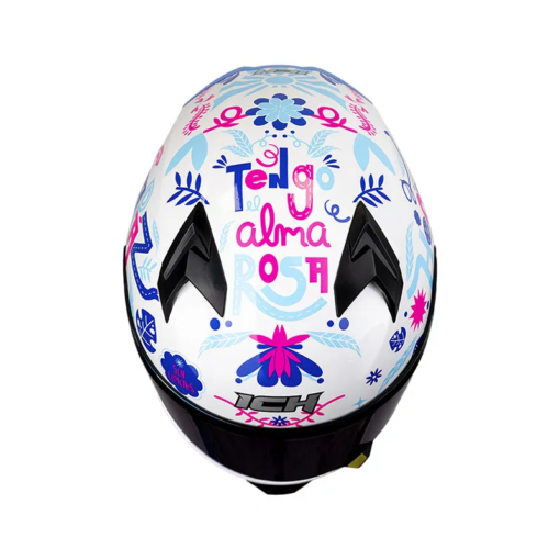 Casco Ich 503 Ed Valentia Blanco Azul