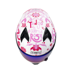 Casco Ich 503 Ed Valentia Blanco Fucsia